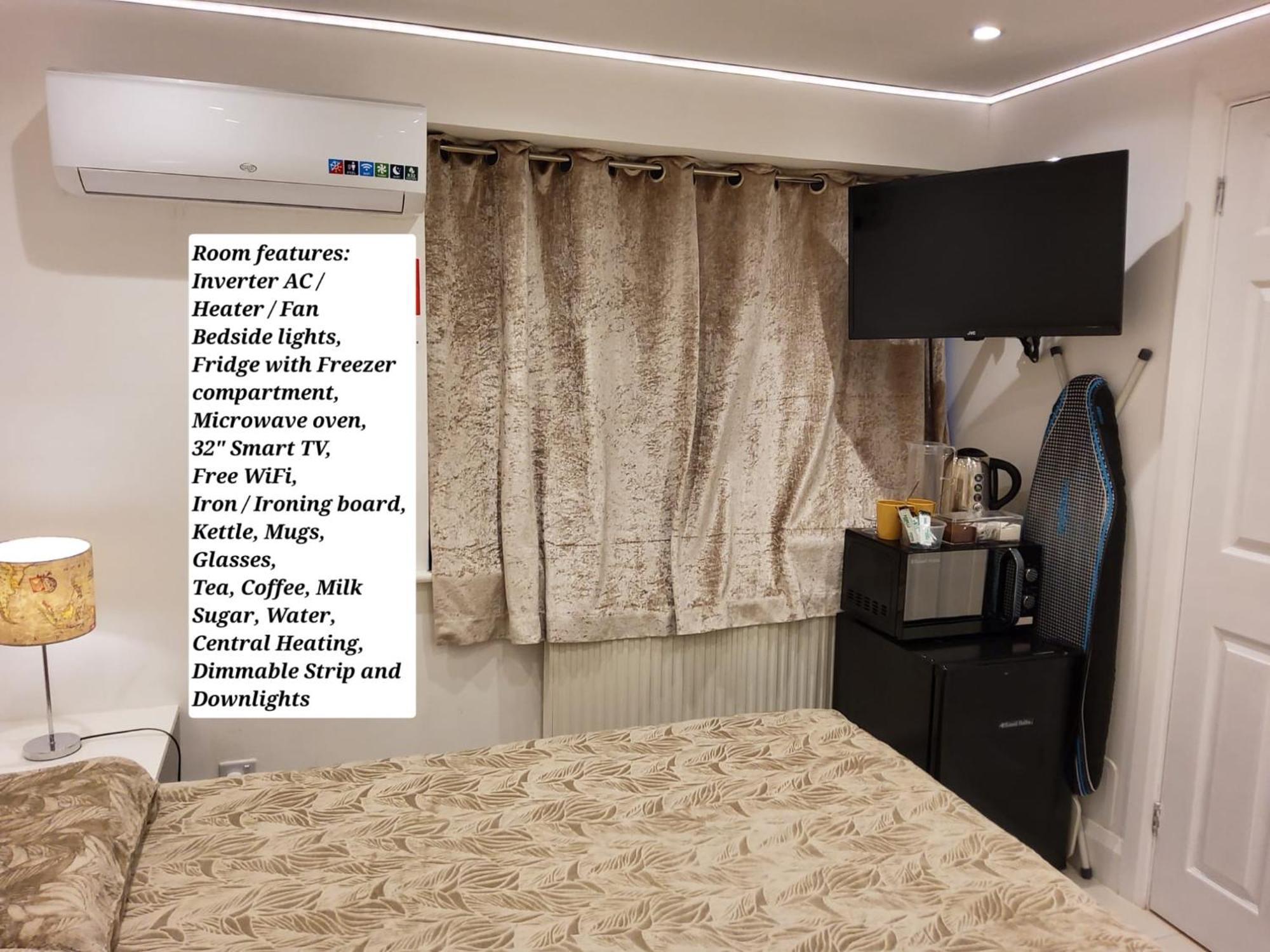 Air Conditioned Modern Double Bed Room With Private Attached Bathroom - Free Parking - Near London Heathrow Airport & Southall Broadway المظهر الخارجي الصورة
